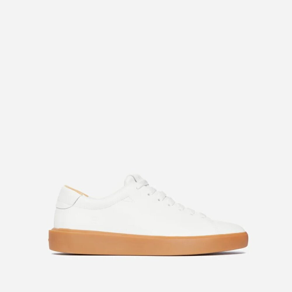 Everlane Releather Tennis Shoes in White Size 6 - Picture 2 of 13
